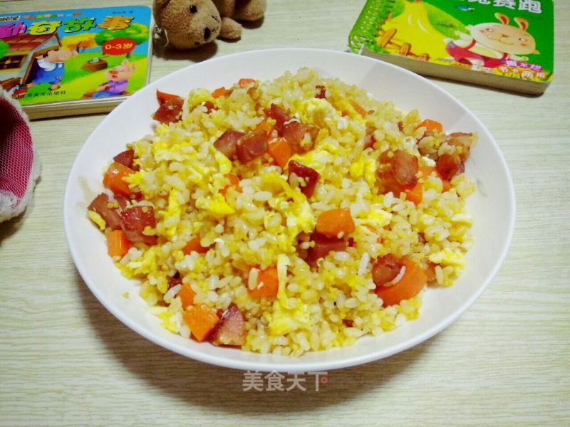 Fried Rice with Sausage and Egg recipe