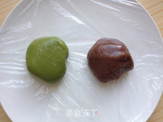 Red Bean Paste Snowy Mooncake recipe