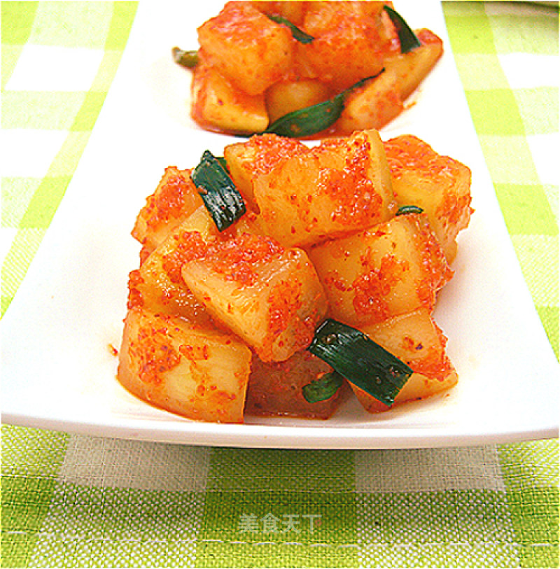 Simple and Simple to Make ---------korean Spicy Radish Cubes