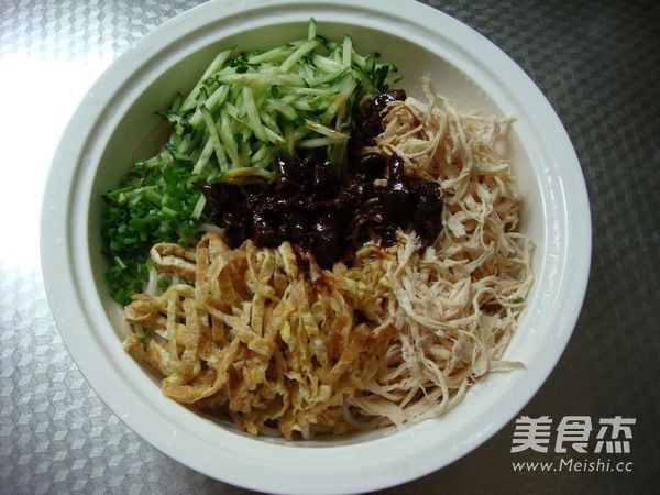 Cold Chicken Noodles recipe