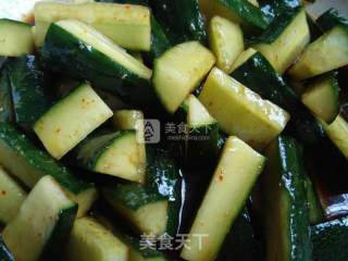 Multi-flavored Cold Cucumber recipe