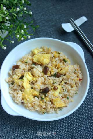 Fried Rice with Mushroom Sauce recipe