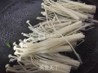 Cold Bean Curd Enoki Mushroom recipe