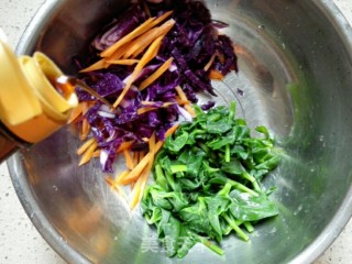 #春食野菜香#purple Cabbage Mixed with Andrographis recipe