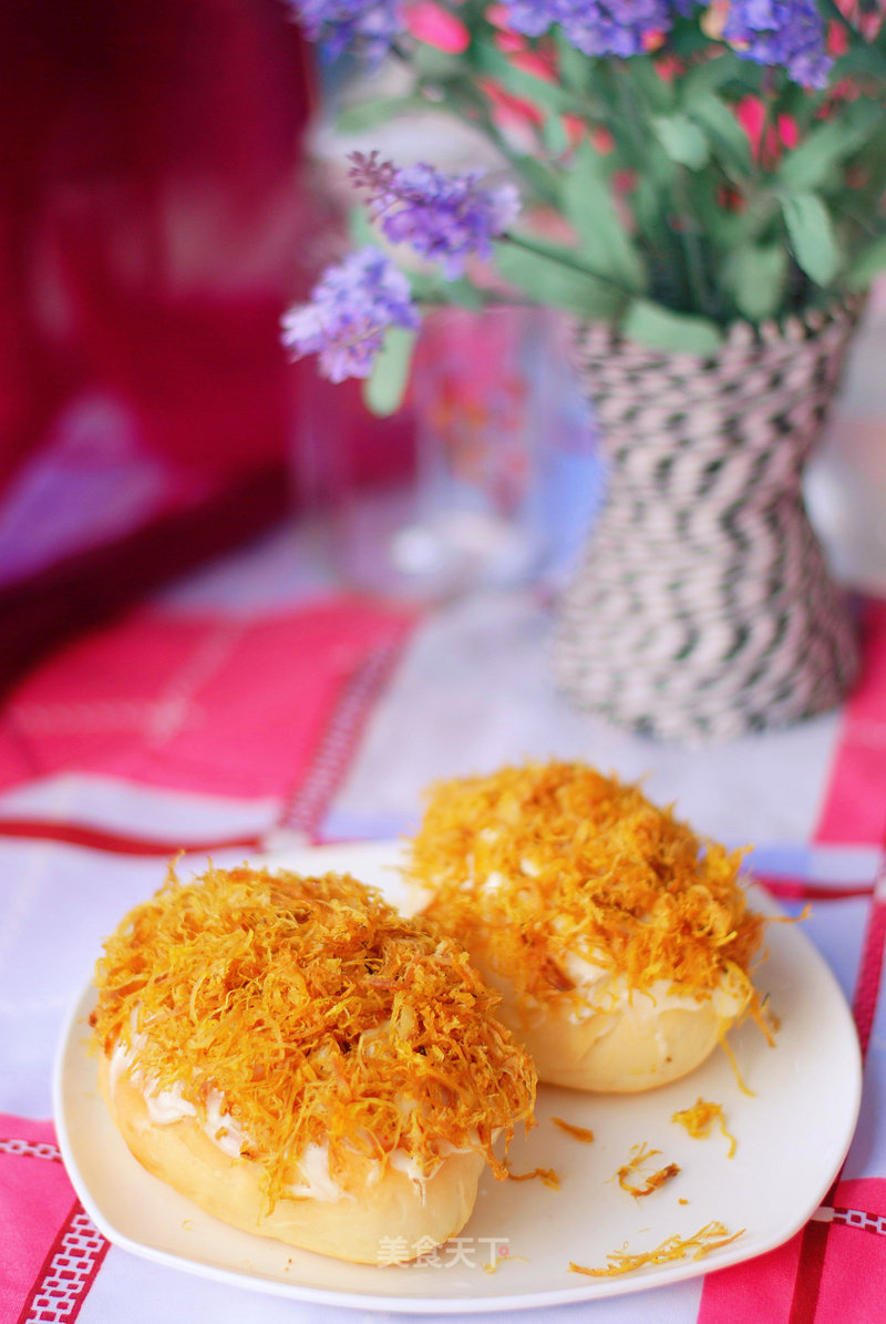 Pork Floss Bread recipe