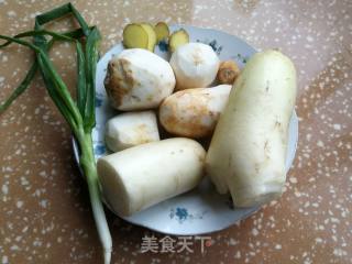 Radish Singeing Taro recipe