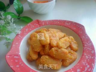 Baked Pumpkin with Egg Yolk recipe