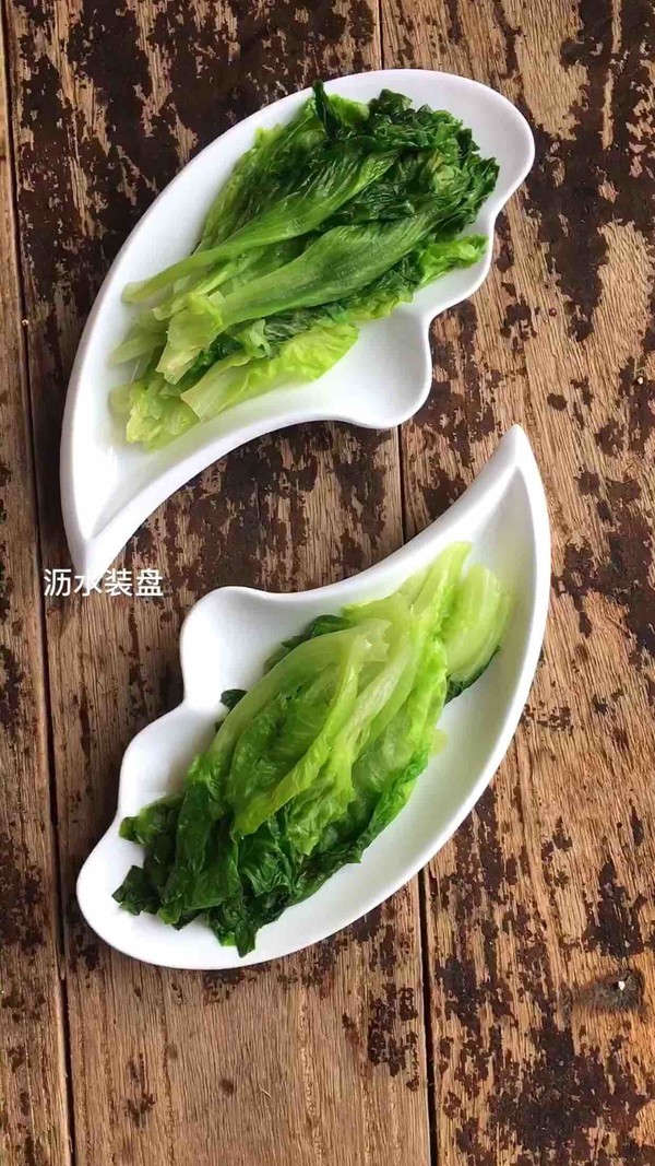 Abalone and Scallop Boiled Lettuce recipe