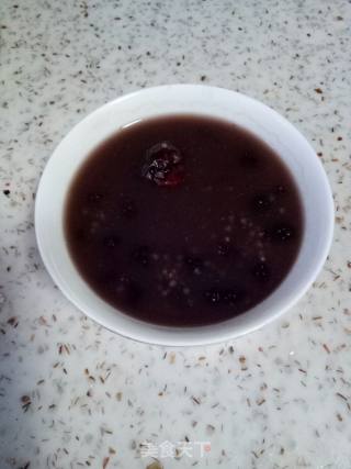 Millet Porridge with Mulberry and Red Dates recipe