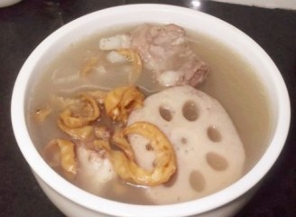 Pork Bone Soup with Lotus Root and Abalone