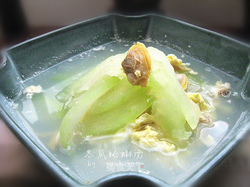 Oil-free Winter Melon Clam Soup recipe