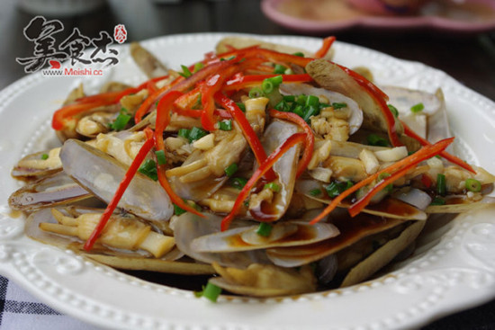 Steamed Razor Clams recipe