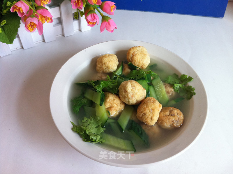 Cucumber Meatball Soup recipe