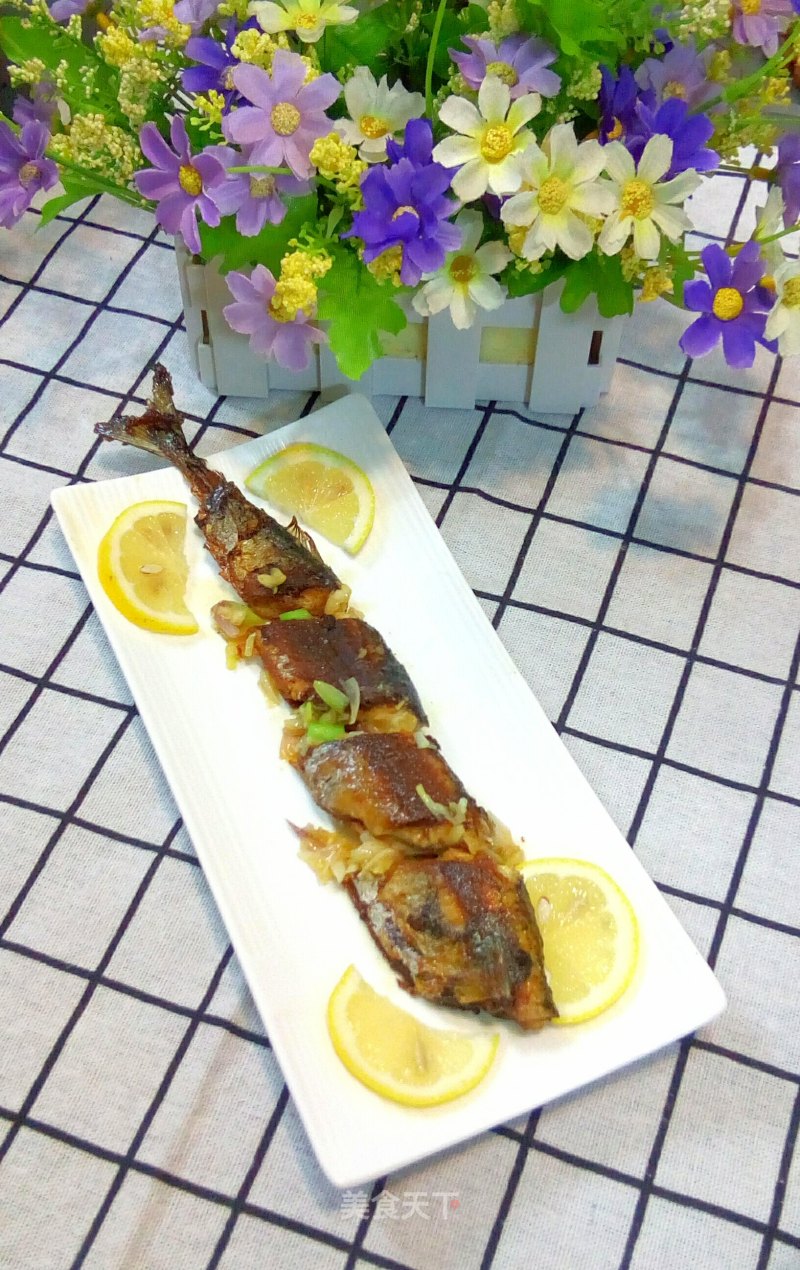 Pan-fried Saury recipe