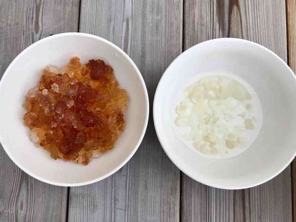 Saponin Rice Peach Gum Pear Syrup recipe