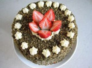 [seaweed Pork Floss Cake] --- Sweet Salad Decorated Cake recipe