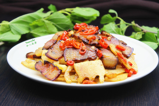 Stir-fried Bacon with Bamboo Shoots recipe