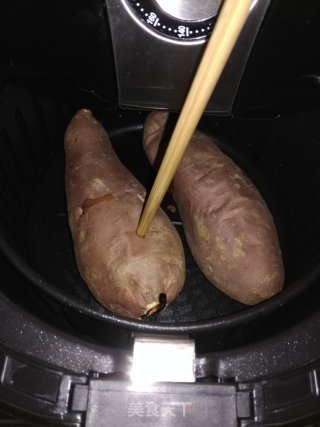 Air Fryer Roasted Sweet Potatoes recipe