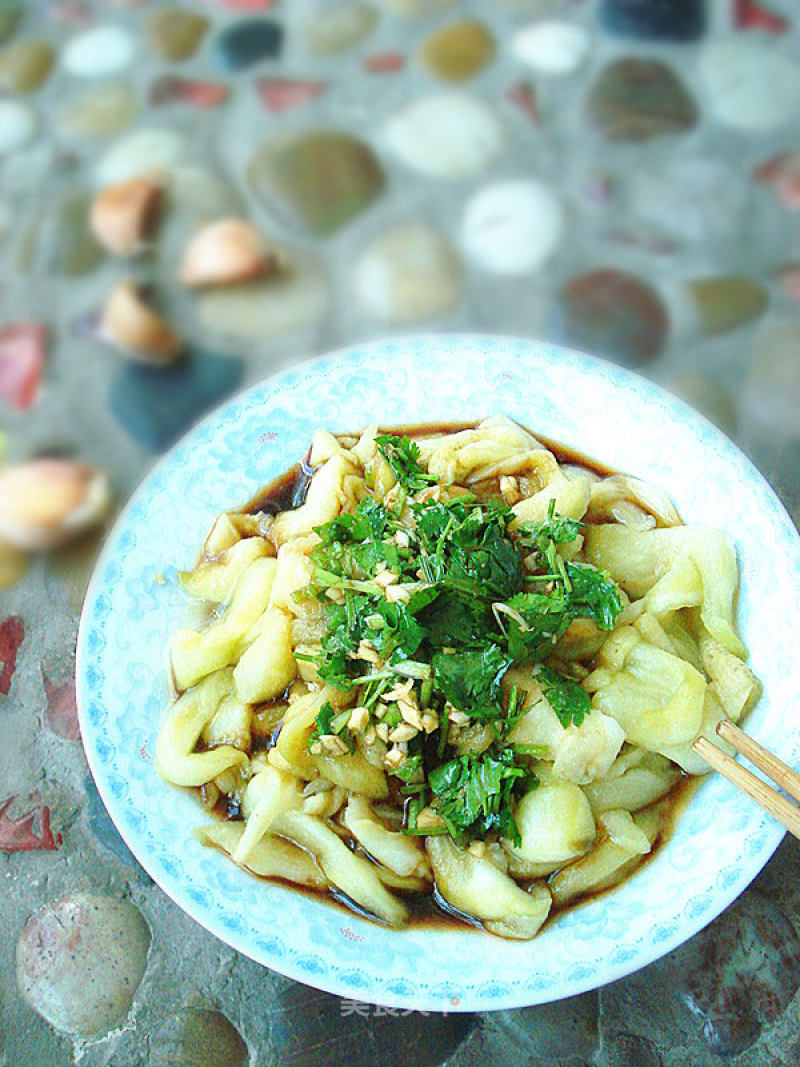 Steamed Eggplant with Minced Garlic recipe