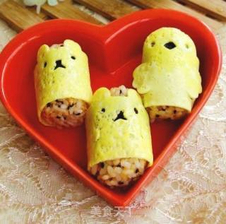 Super Cute Sushi Rice Ball recipe