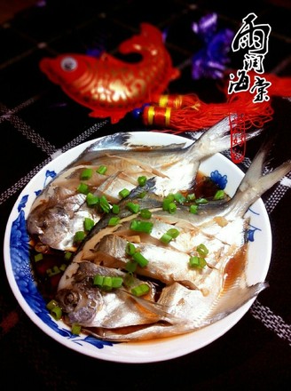 Steamed Silver Pomfret recipe