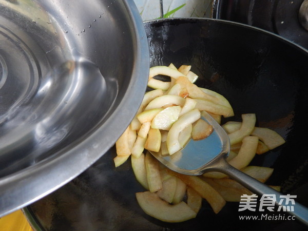 Stir-fried Winter Melon Strips with Soy Sauce recipe