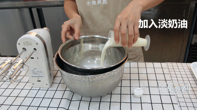 Bunny Running Milk Tea Tutorial: Korean Net Red Milk Tea Blue Sky and White Clouds recipe