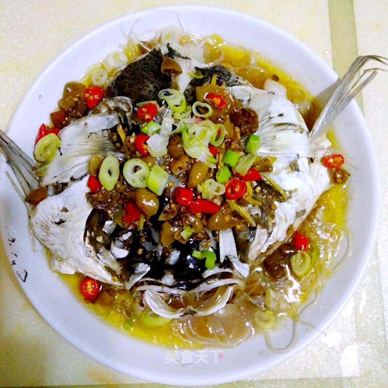 Home-style Chopped Pepper Fish Head recipe