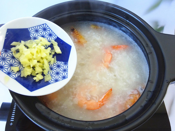Shrimp Nutritious Porridge recipe