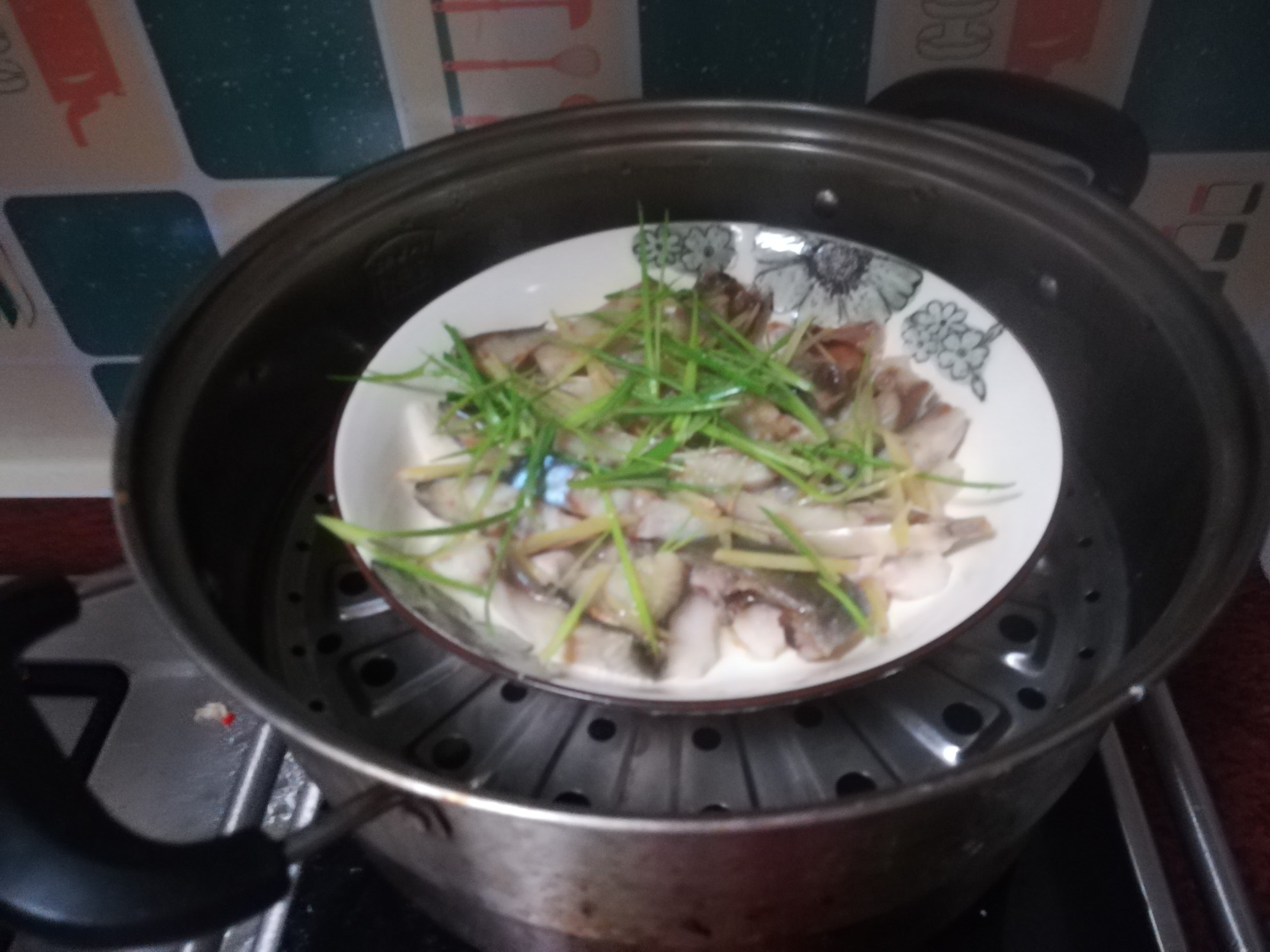 Steamed Dried Fish with Pork Belly recipe