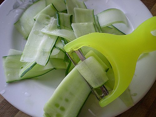 Hot and Sour Cucumber Skin Cold Dish recipe