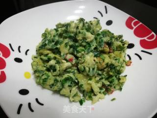 Scrambled Eggs with Leek recipe