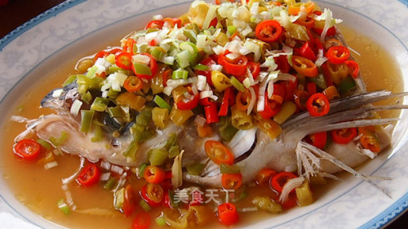 Chopped Pepper Fish Head recipe