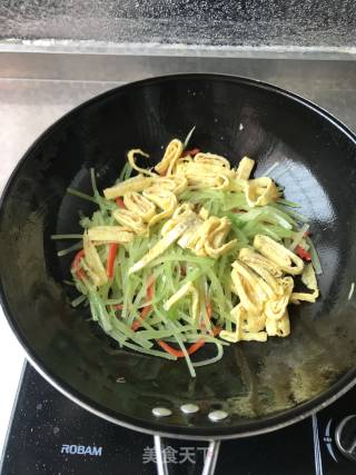 Egg Lettuce Shreds recipe