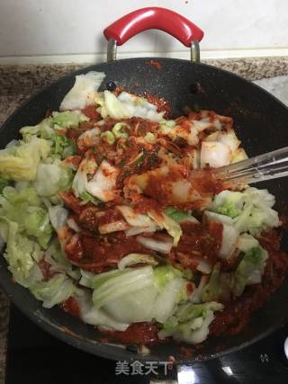 Korean Spicy Cabbage recipe