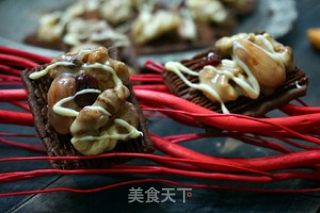 #四session Baking Contest and is Love to Eat Festival#caramel Nut Cocoa Shortbread recipe