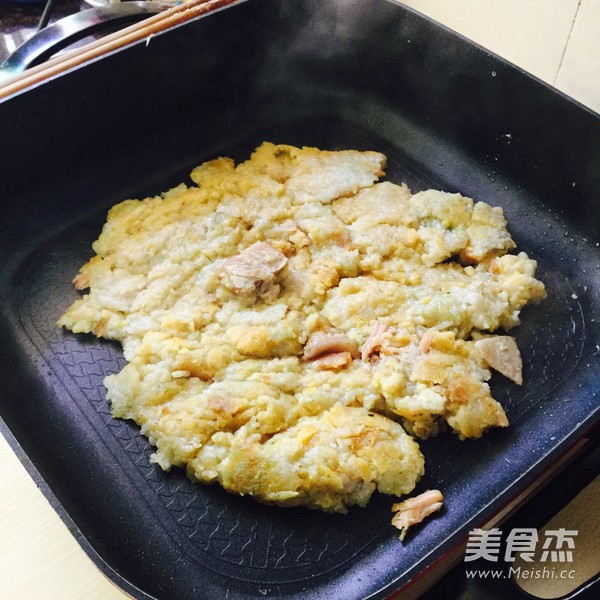 Pan-fried Fruit Steamed Rice Dumpling recipe