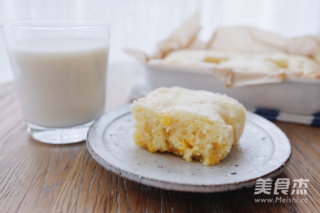 Soy Milk Corn Steamed Cake Joyoung recipe
