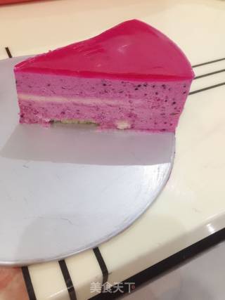 Dragon Fruit Mousse Cake recipe