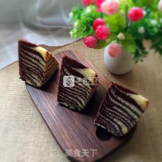 Zebra Print Chiffon Cake recipe