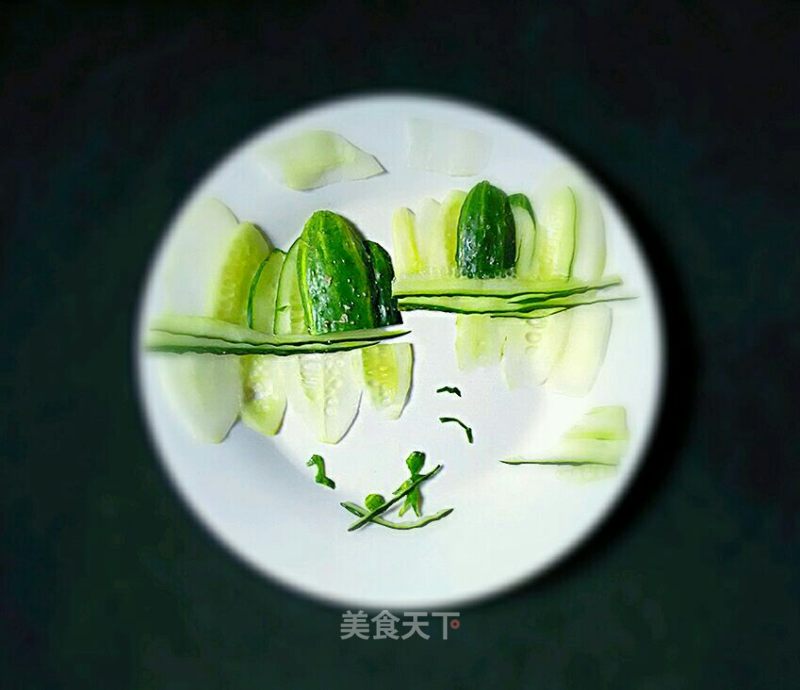 Cucumber Landscape Platter