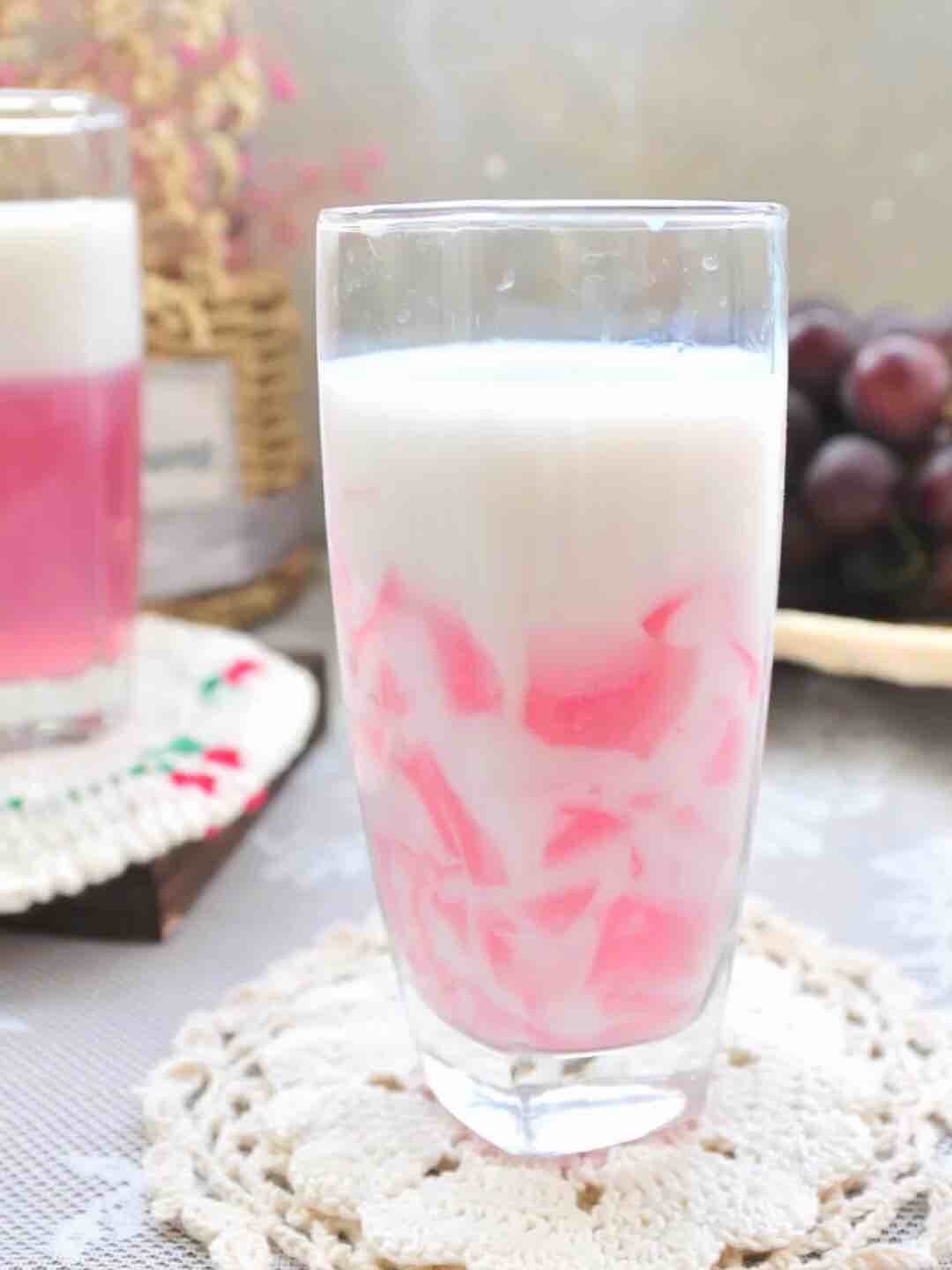 Grape Ice Powder and Coconut Milk recipe