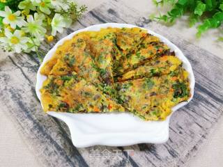 #夏懒人饭#three-color Vegetable Omelette recipe