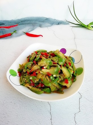 Stir-fried Eggplant with Chopped Pepper recipe