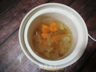 Sweet Potato Peach Gum Tremella Syrup recipe