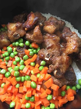 Savory Min's Ribs Braised Rice recipe