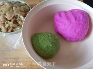 Three-color Raw Fried Dumplings recipe