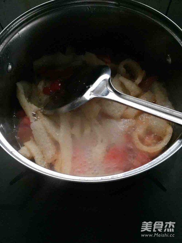 Pork Skin Hot and Sour Soup recipe