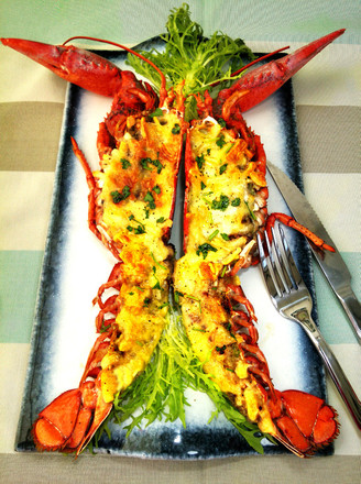 Baked Lobster with Cheese recipe