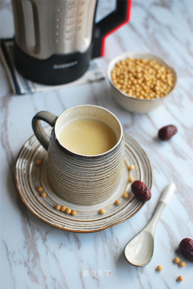 #trust之美#red Date Soy Milk, Nourishing Blood and Soothe The Nerves recipe
